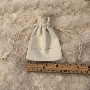 Medium David Yurman Jewelry Bag 4.5x3.25